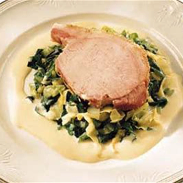 Traditional Bacon and Cabbage with Mustard Sauce